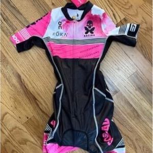 Betty Designs Squad ‘20 Cycling Skin Suit Small NWT